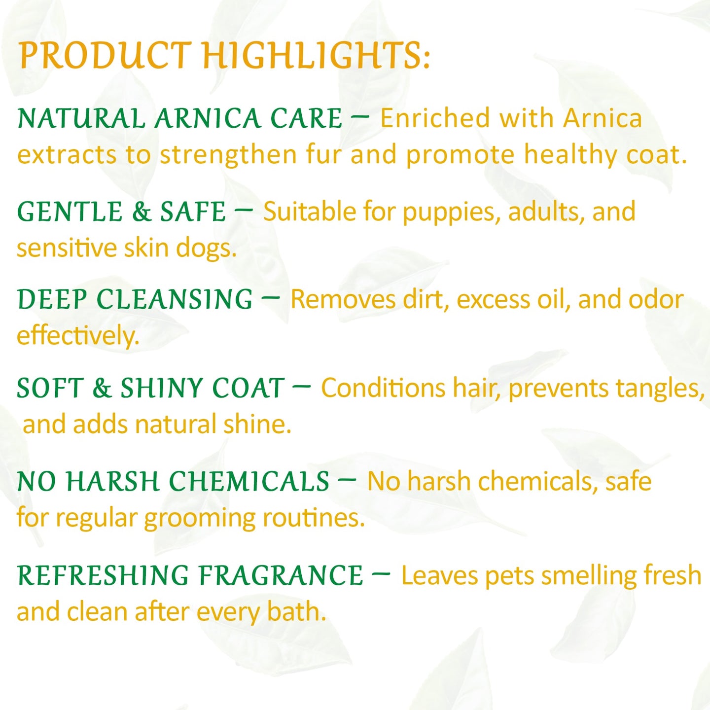 All4pets Arnica Conditioning Dog Shampoo